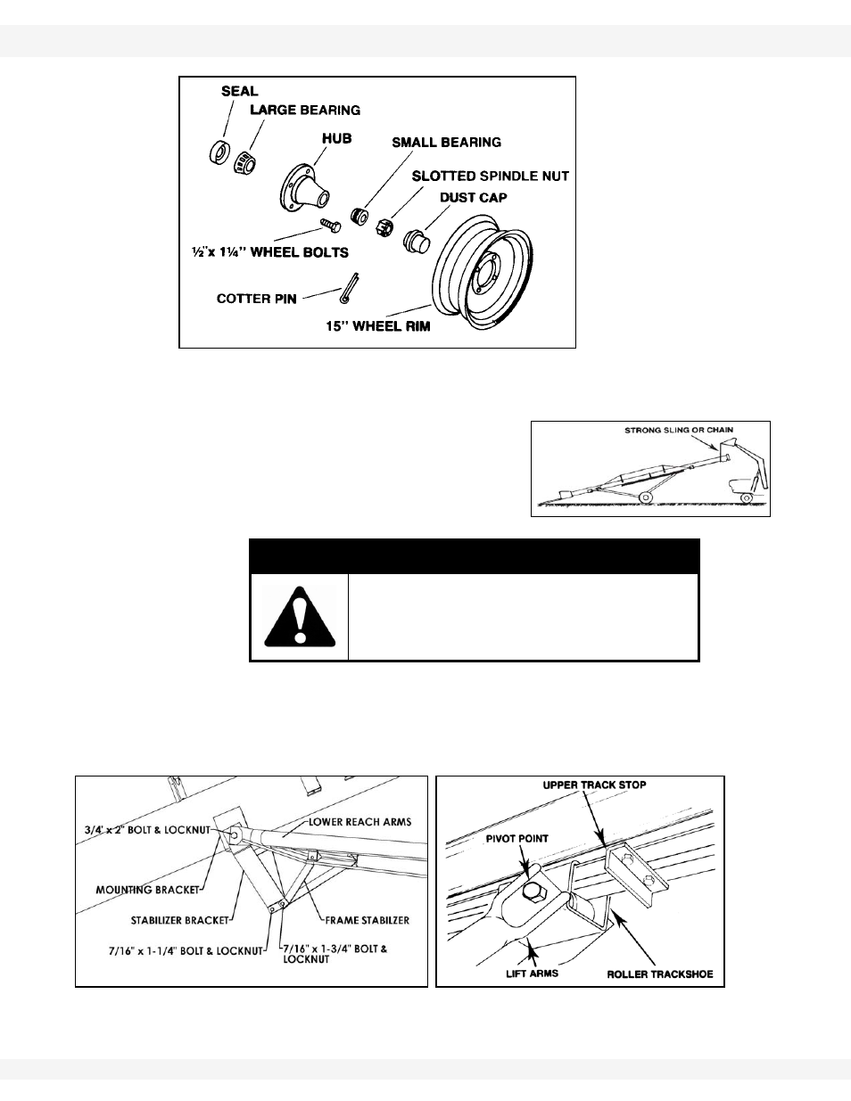 Warning | Wheatheart WHR 130 x 41ft Auger PTO-SD User Manual | Page 24 / 46