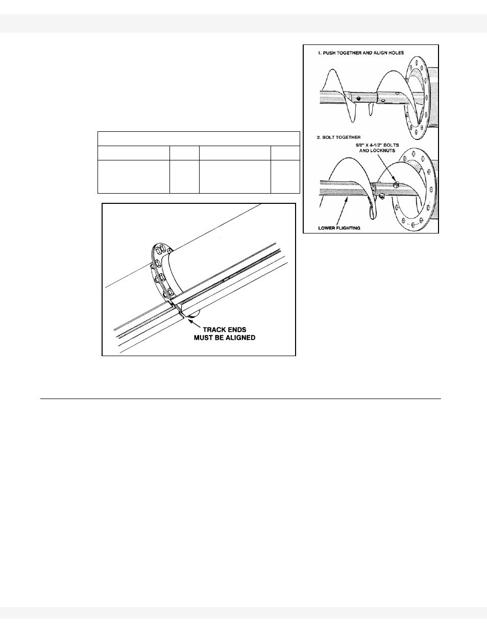 Track shoe & track stop | Wheatheart WHR 130 x 51-71ft Augers PTO User Manual | Page 18 / 48