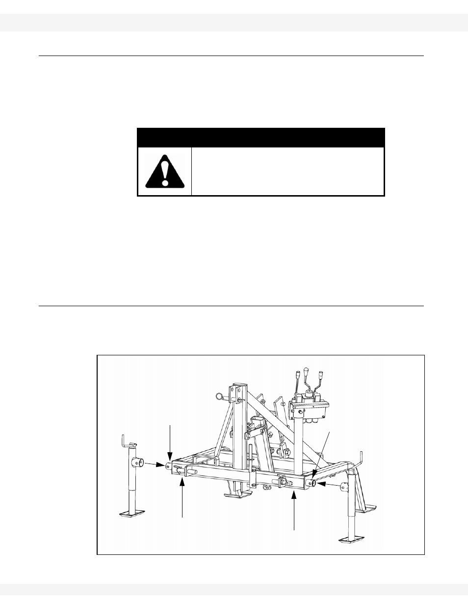 Assembling the s2000 post pounder, Prepare the frame assembly, Warning | Wheatheart S2000 Post Pounder User Manual | Page 22 / 58