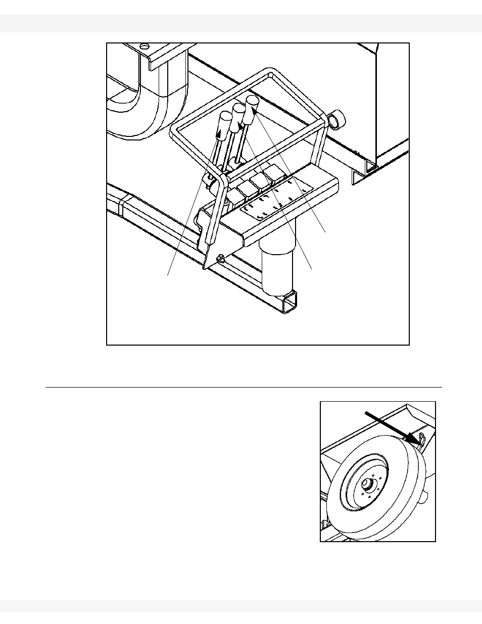 Transport preparation, See figure 3.4 for controls), Figure 3.4 | Figure 3.5 | Wheatheart Self-Propelled Post Pounder Kit User Manual | Page 17 / 36