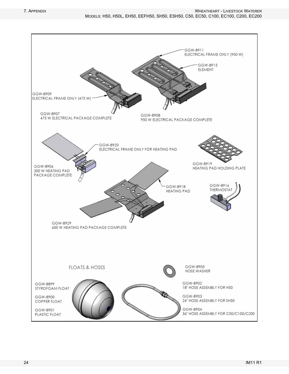 Wheatheart Livestock Waterer User Manual | Page 24 / 28