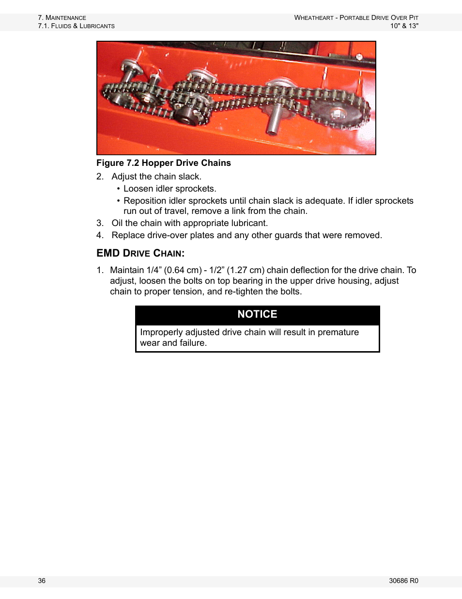 Emd d, Notice | Wheatheart Portable Drive Over Pit User Manual | Page 36 / 44