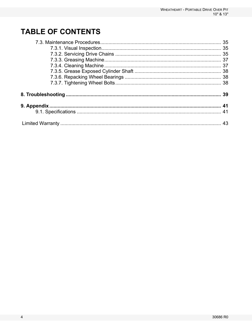 Wheatheart Portable Drive Over Pit User Manual | Page 4 / 44