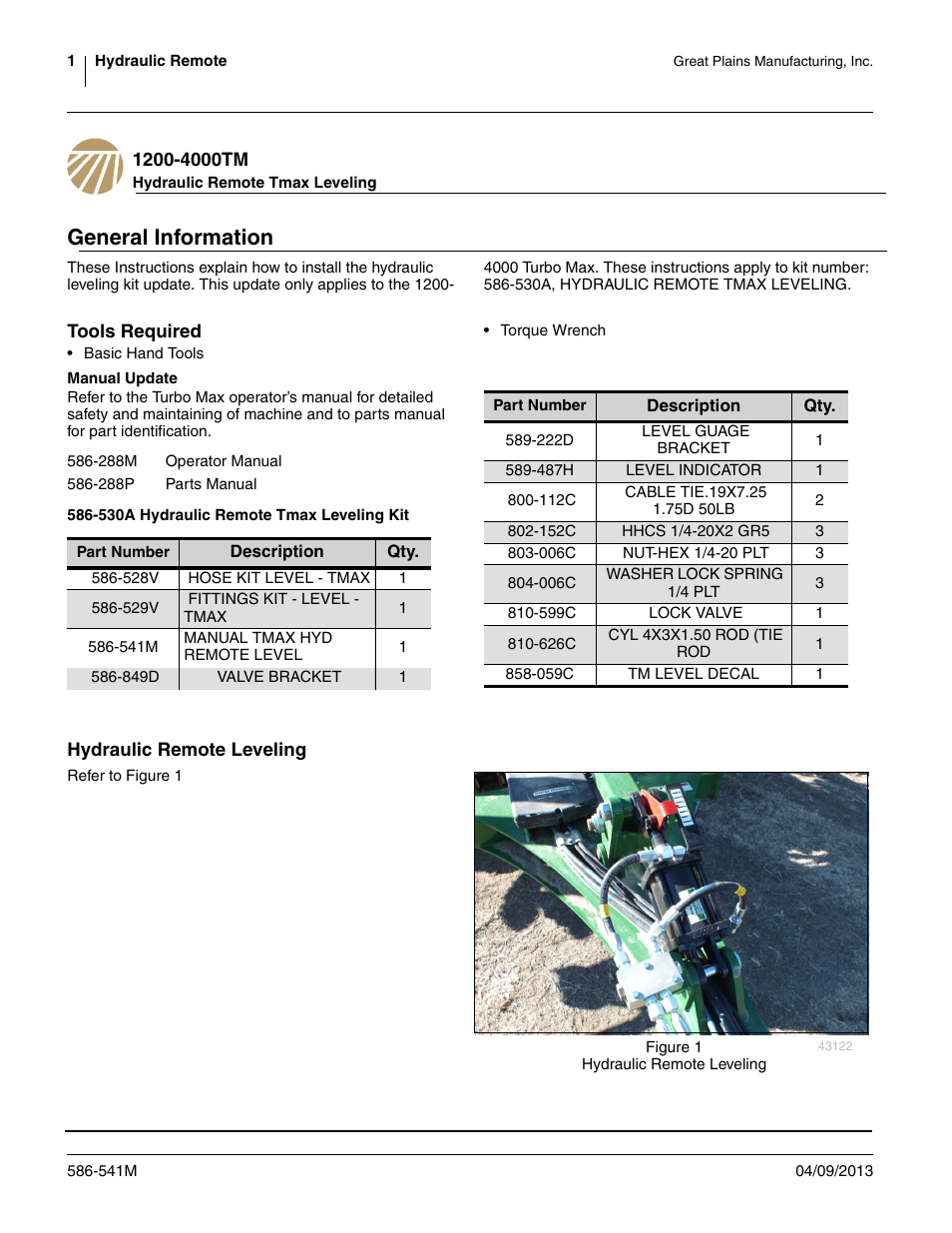 Great Plains 4000TM User Manual | 3 pages