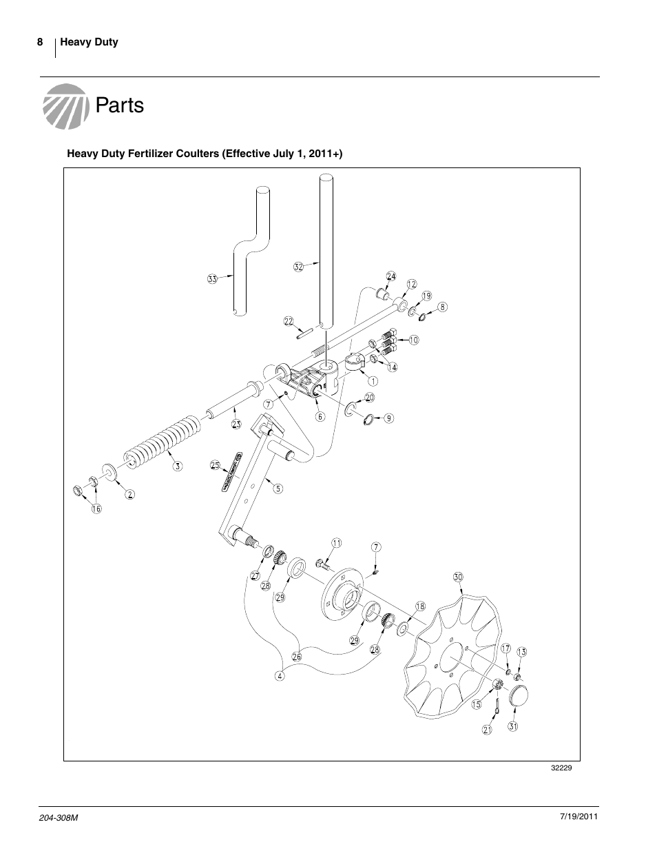 Parts | Great Plains Utility Coulter & Vantage I-20 Fertilizer Coulters User Manual | Page 10 / 21