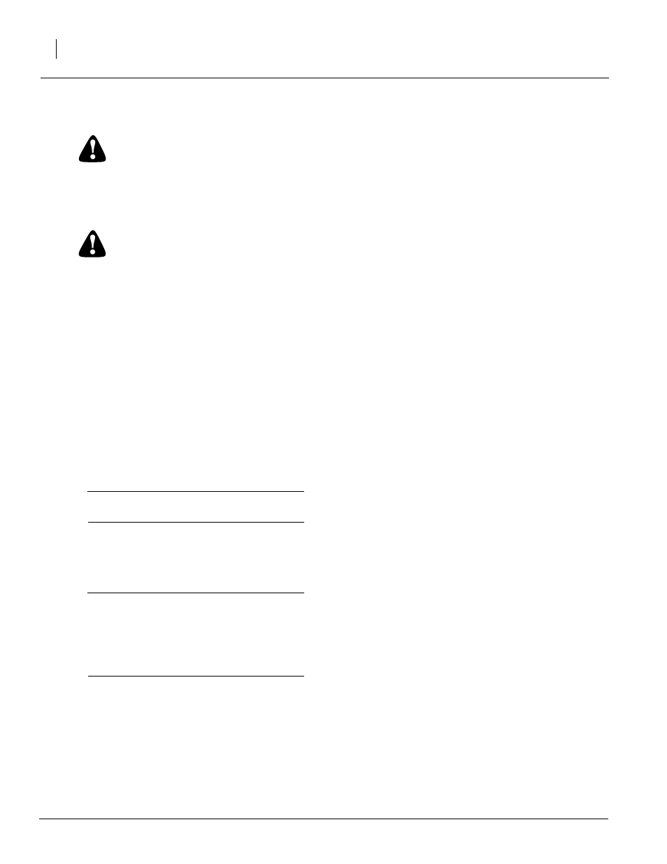 Caution, Warning | Great Plains 2515P Marker Option User Manual | Page 8 / 10