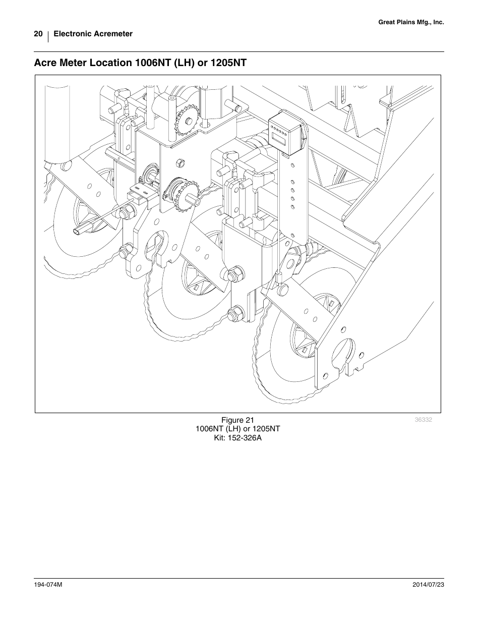 Great Plains Electronic Acremeter User Manual | Page 20 / 34