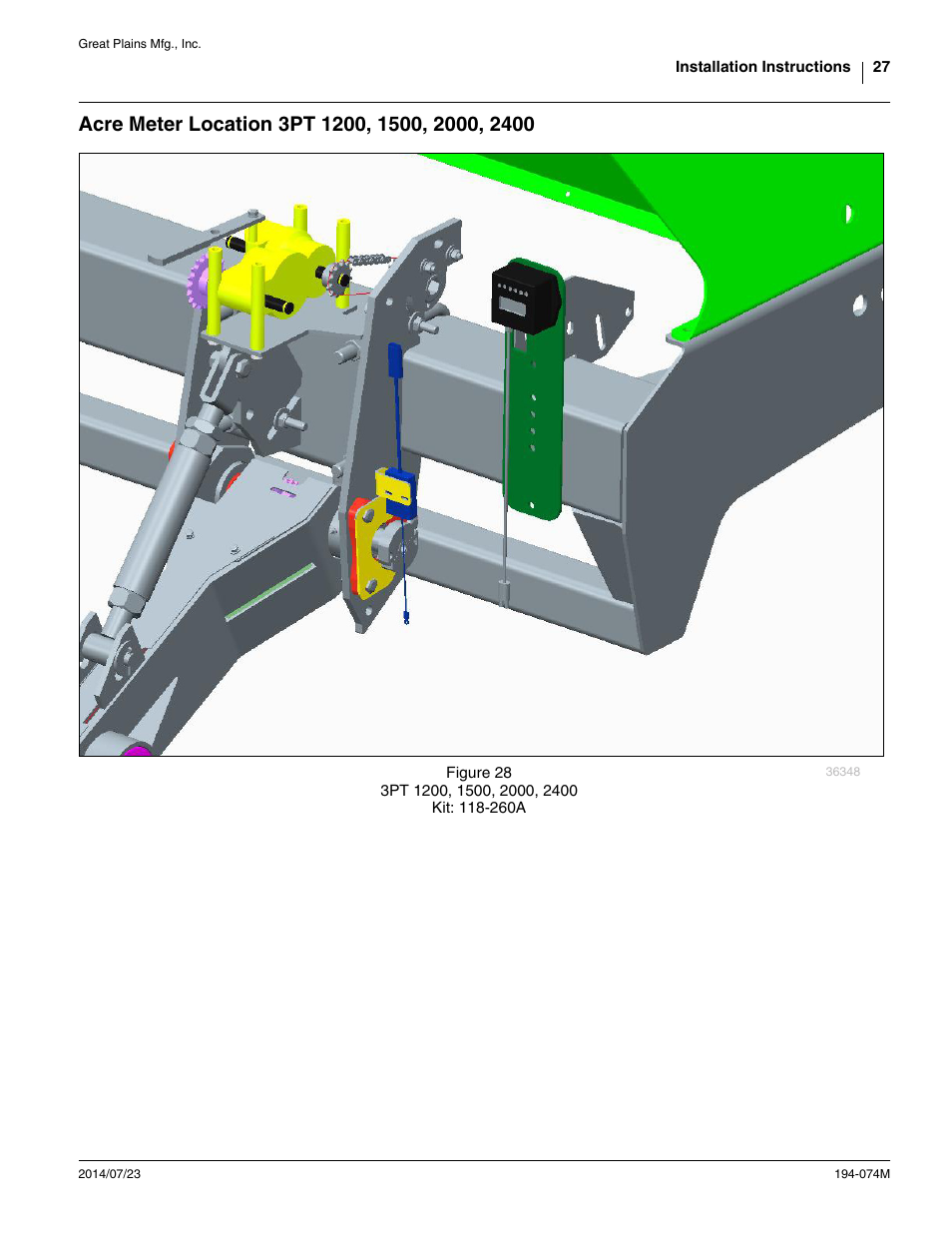 Great Plains Electronic Acremeter User Manual | Page 27 / 34
