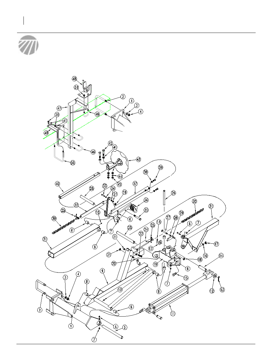 Parts | Great Plains John Deere 30' Dual 750 Flat Fold Markers User Manual | Page 16 / 28