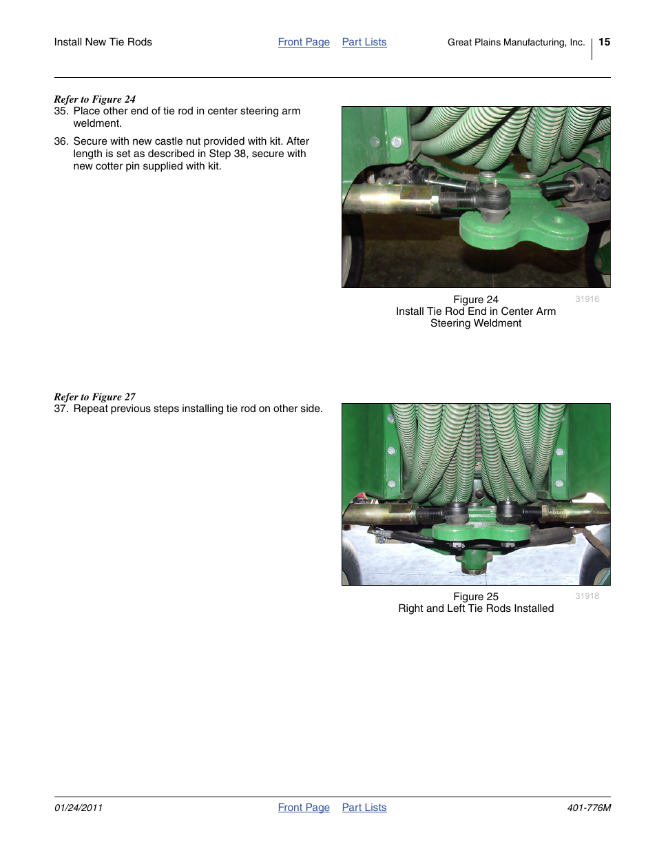 Great Plains 3PYP Steering Kit User Manual | Page 15 / 18