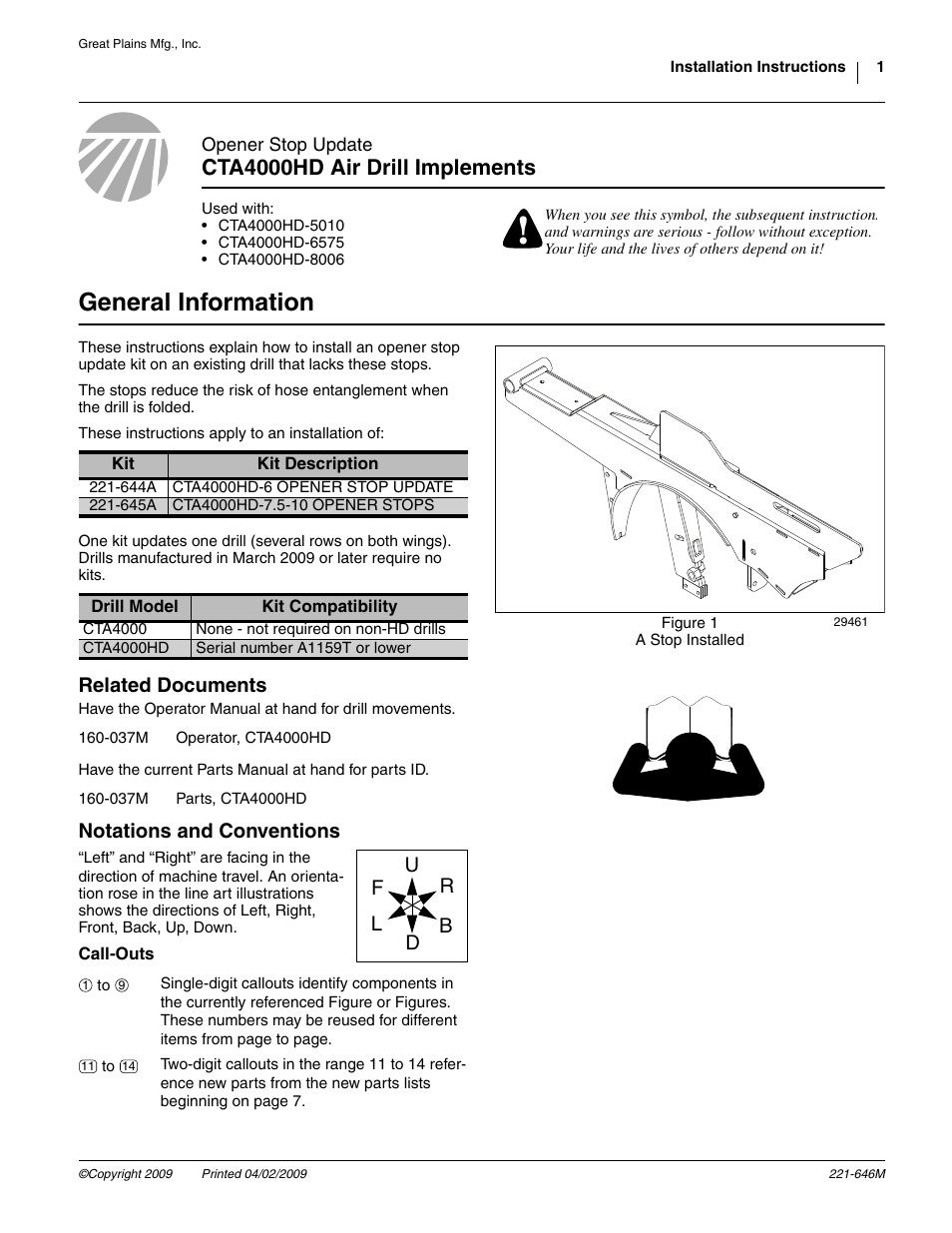 Great Plains CTA4000HD User Manual | 8 pages