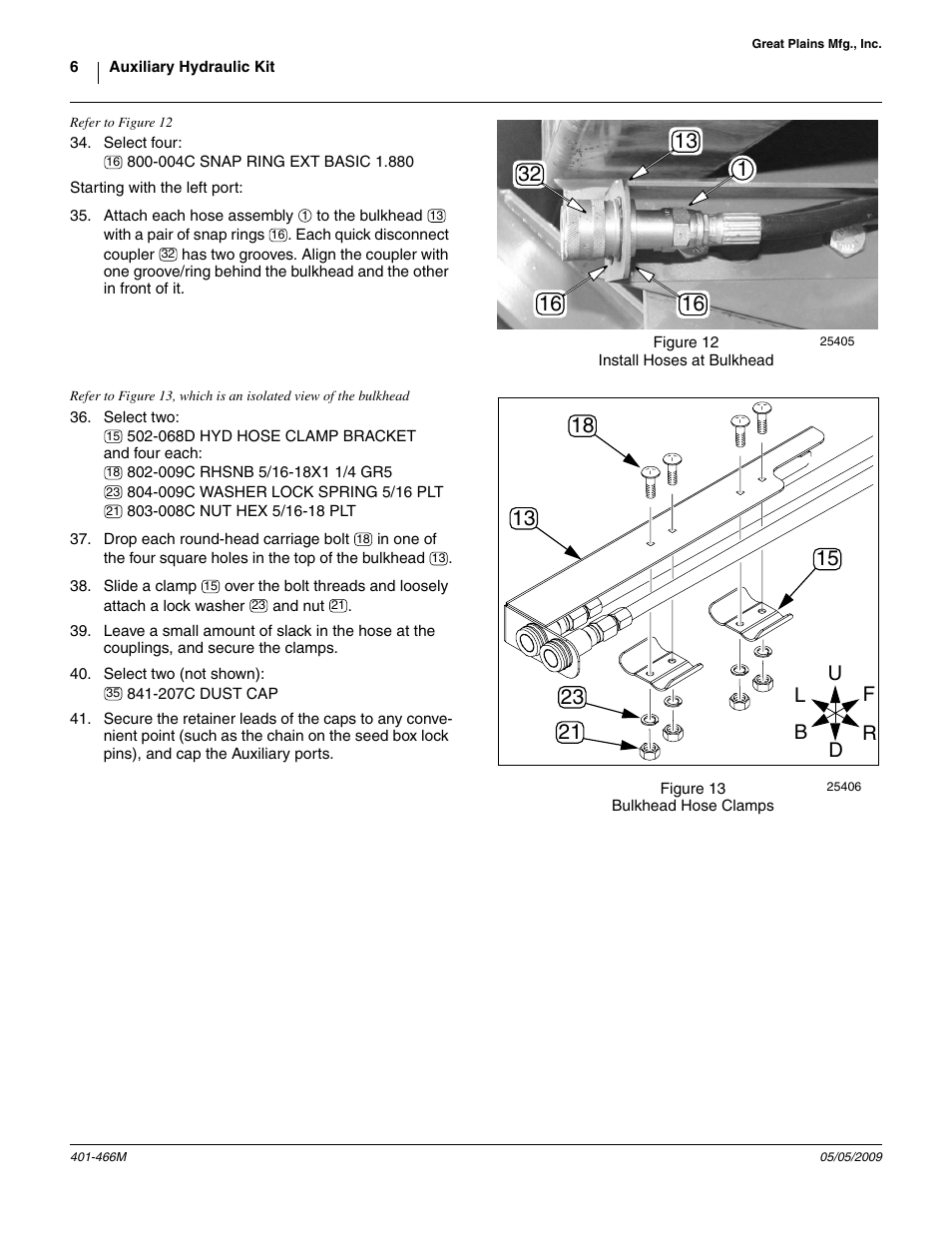 Great Plains Auxiliary Hydraulic Kit User Manual | Page 6 / 14