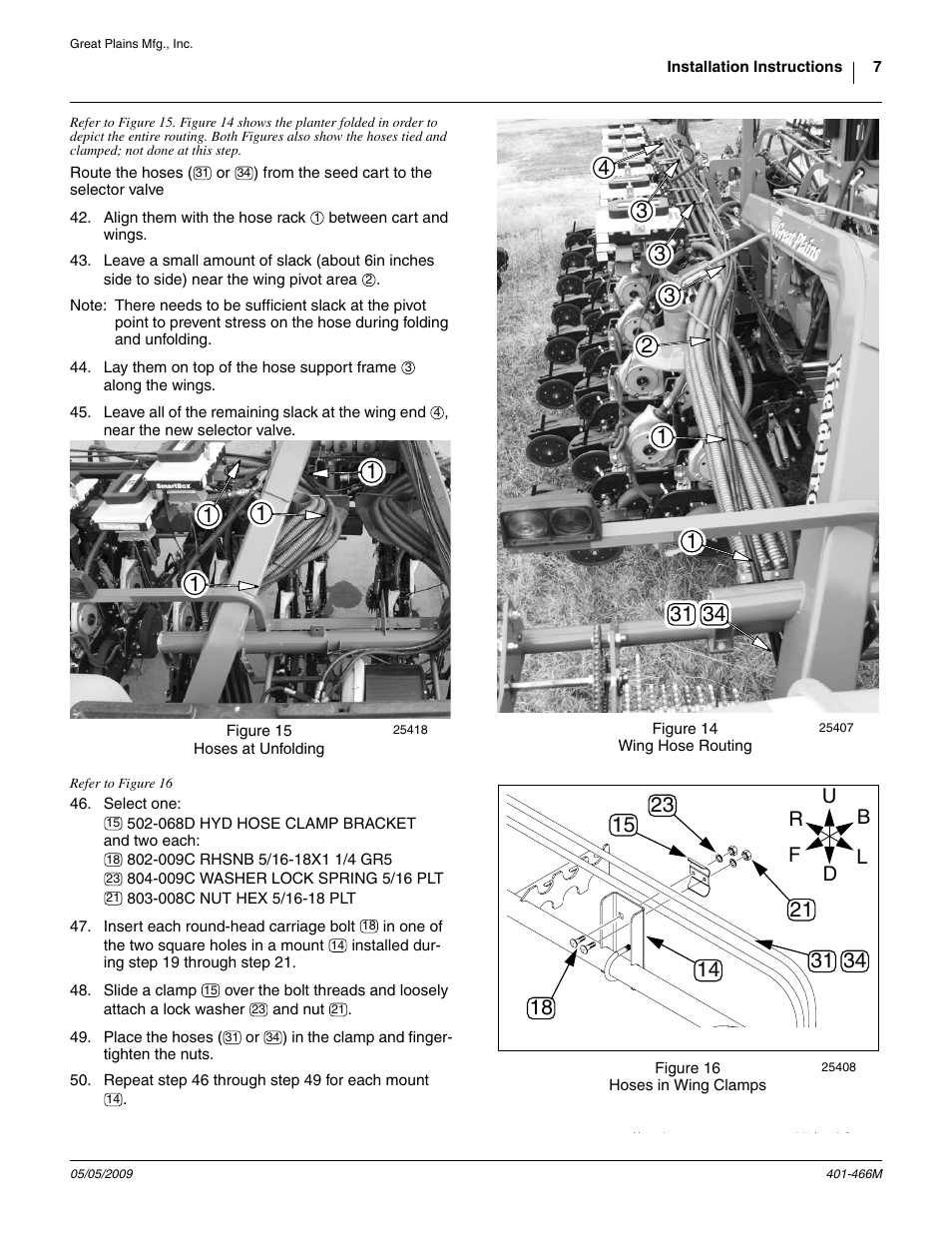 Great Plains Auxiliary Hydraulic Kit User Manual | Page 7 / 14