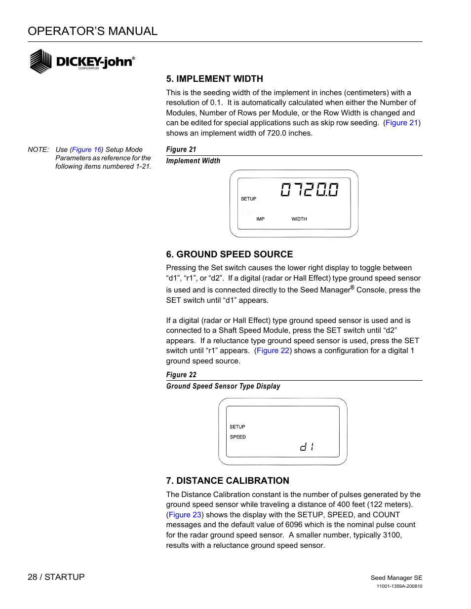 Operator’s manual | Great Plains DICKEY-john Seed Manager SE Operator Manual User Manual | Page 30 / 71