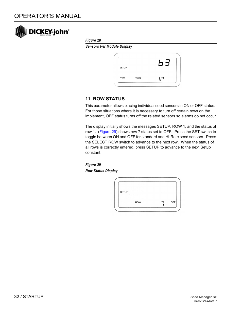Operator’s manual | Great Plains DICKEY-john Seed Manager SE Operator Manual User Manual | Page 34 / 71