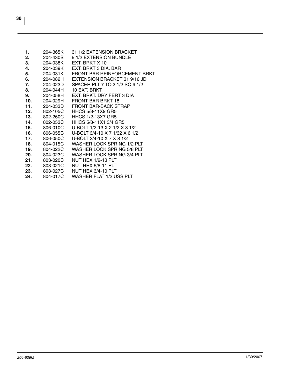 Great Plains YP Vantage I Fertilizer Kit Fertilizer Coulters User Manual | Page 32 / 36