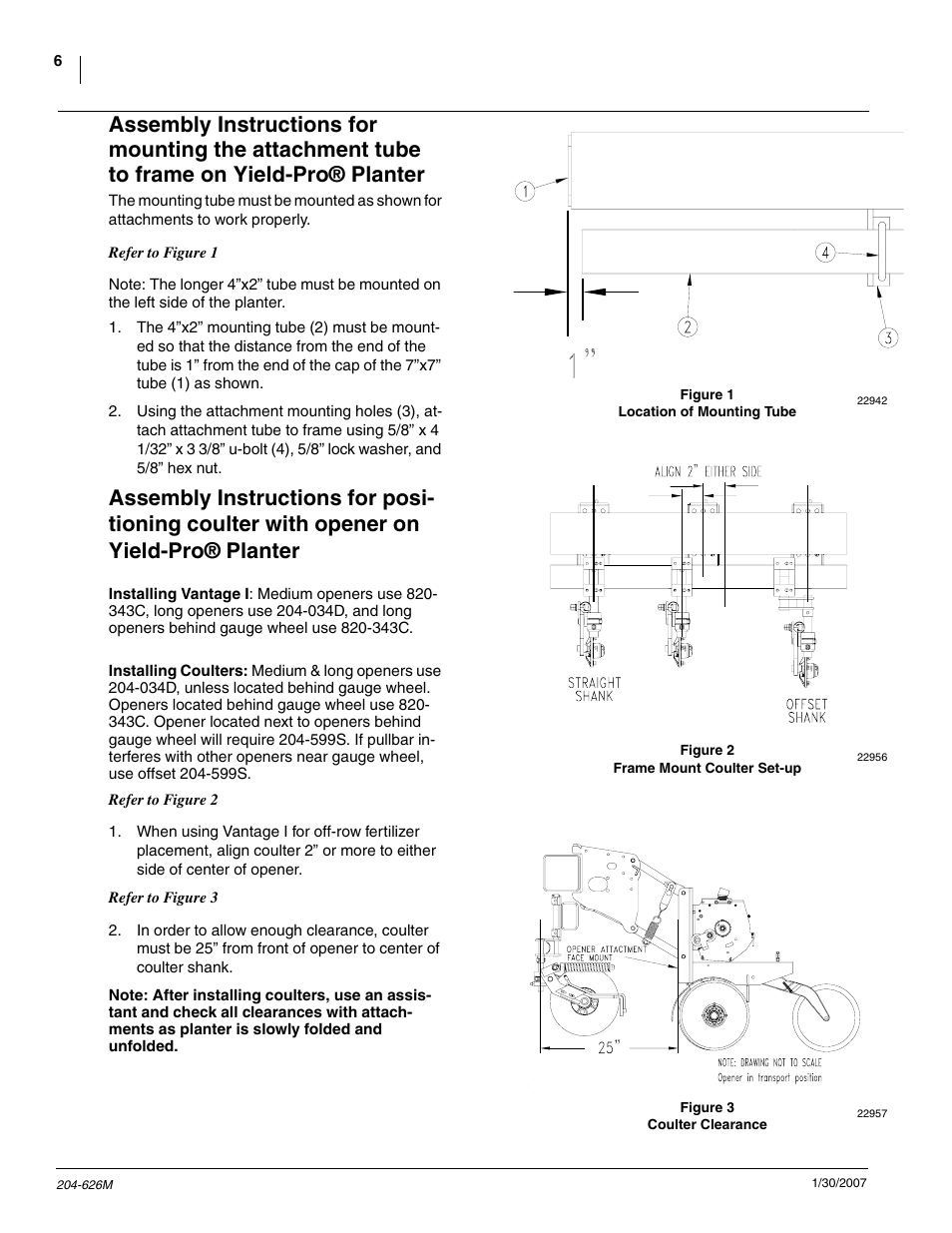 Great Plains YP Vantage I Fertilizer Kit Fertilizer Coulters User Manual | Page 8 / 36