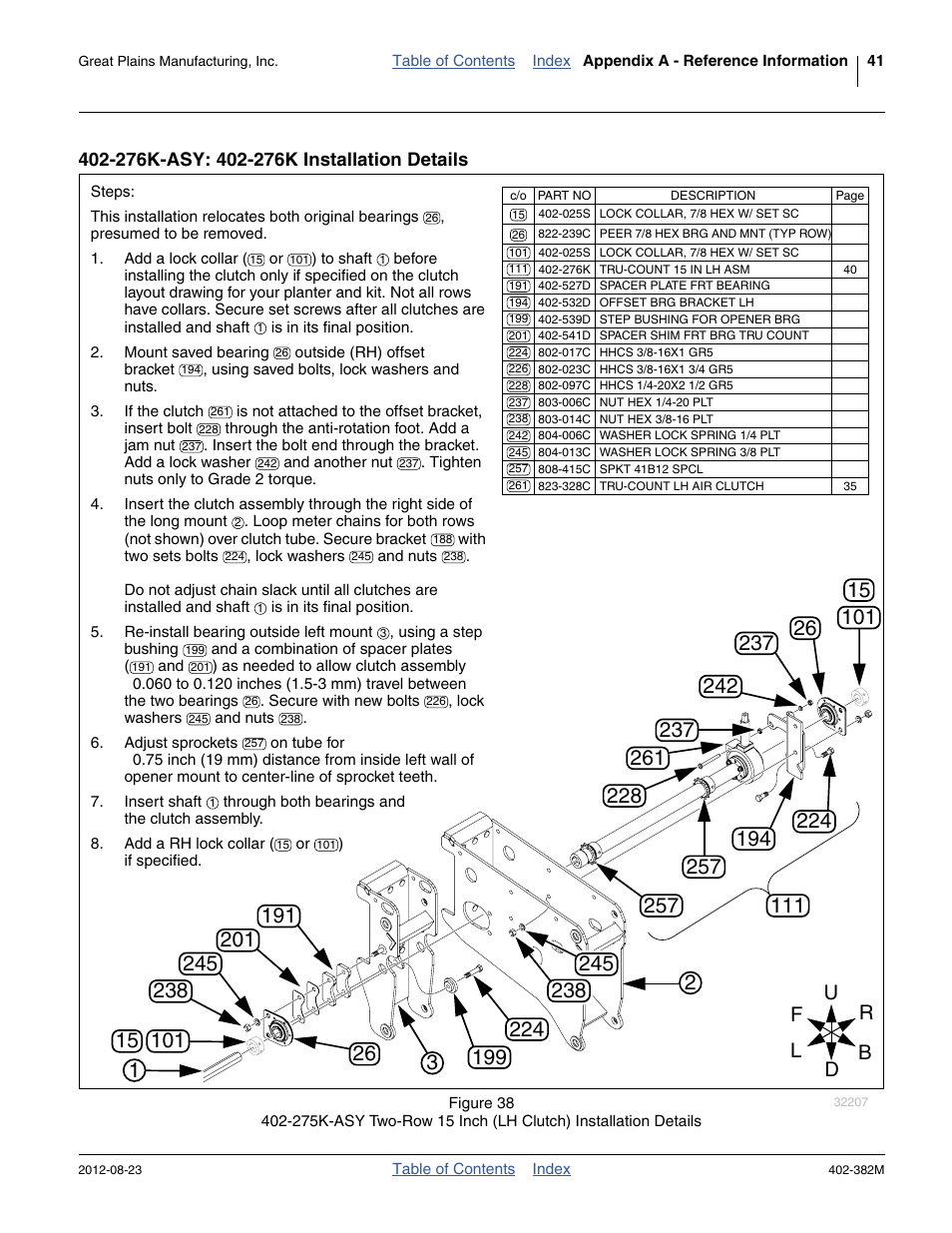 276k-asy: 402-276k installation details | Great Plains Swath Command Section Control User Manual | Page 45 / 142