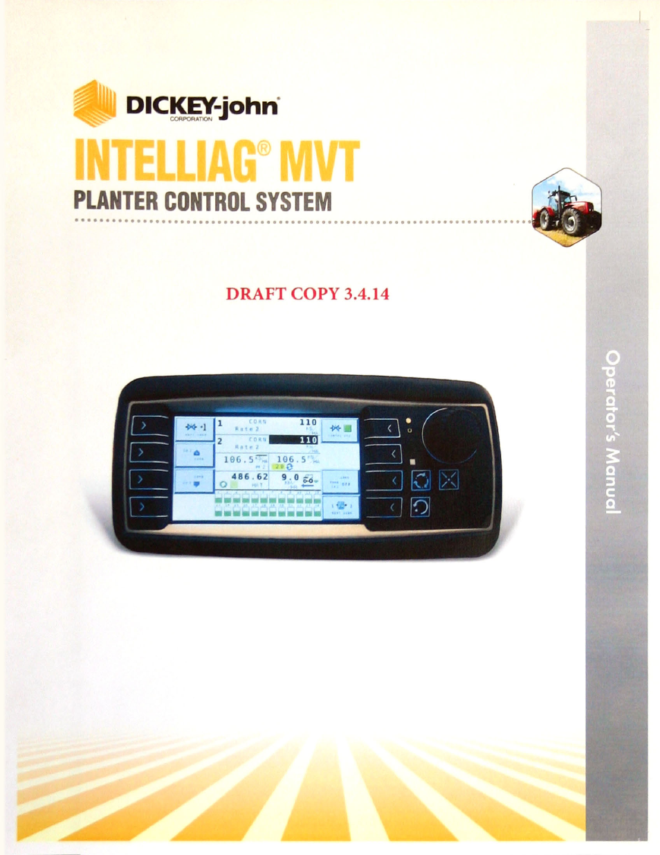 Great Plains DICKEY-john MVT Monitor Operator User Manual | 122 pages