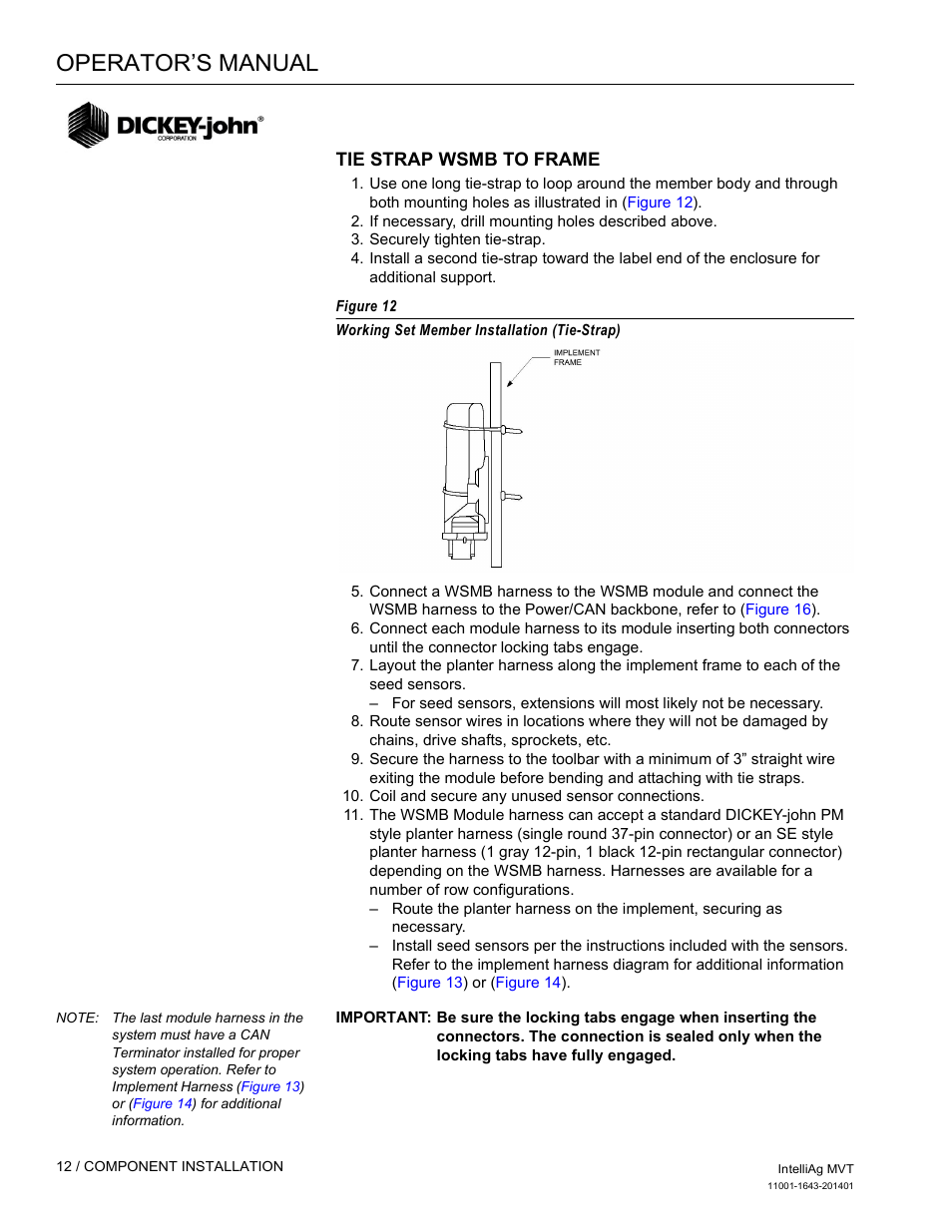 Operator’s manual | Great Plains DICKEY-john MVT Monitor Operator User Manual | Page 21 / 122