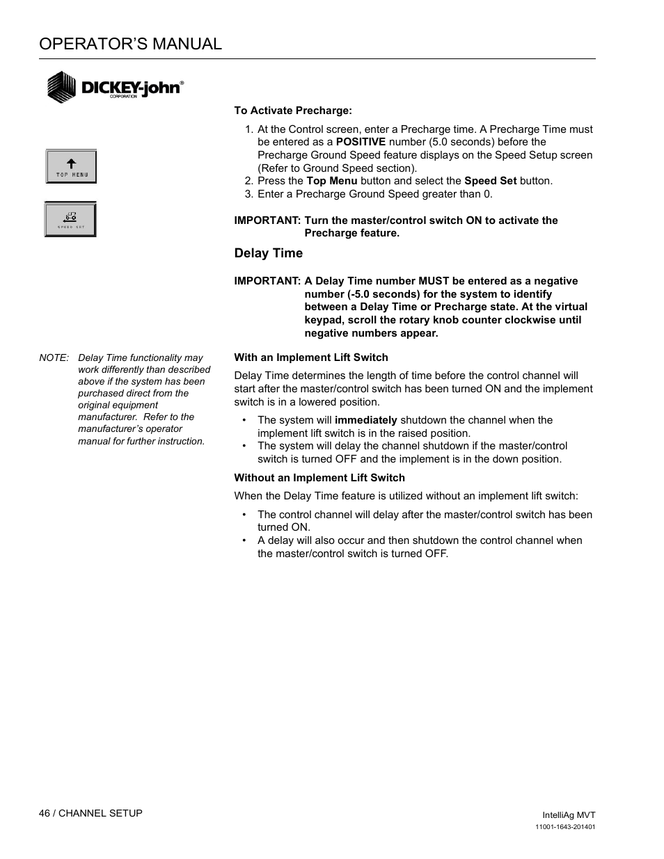 Operator’s manual | Great Plains DICKEY-john MVT Monitor Operator User Manual | Page 55 / 122