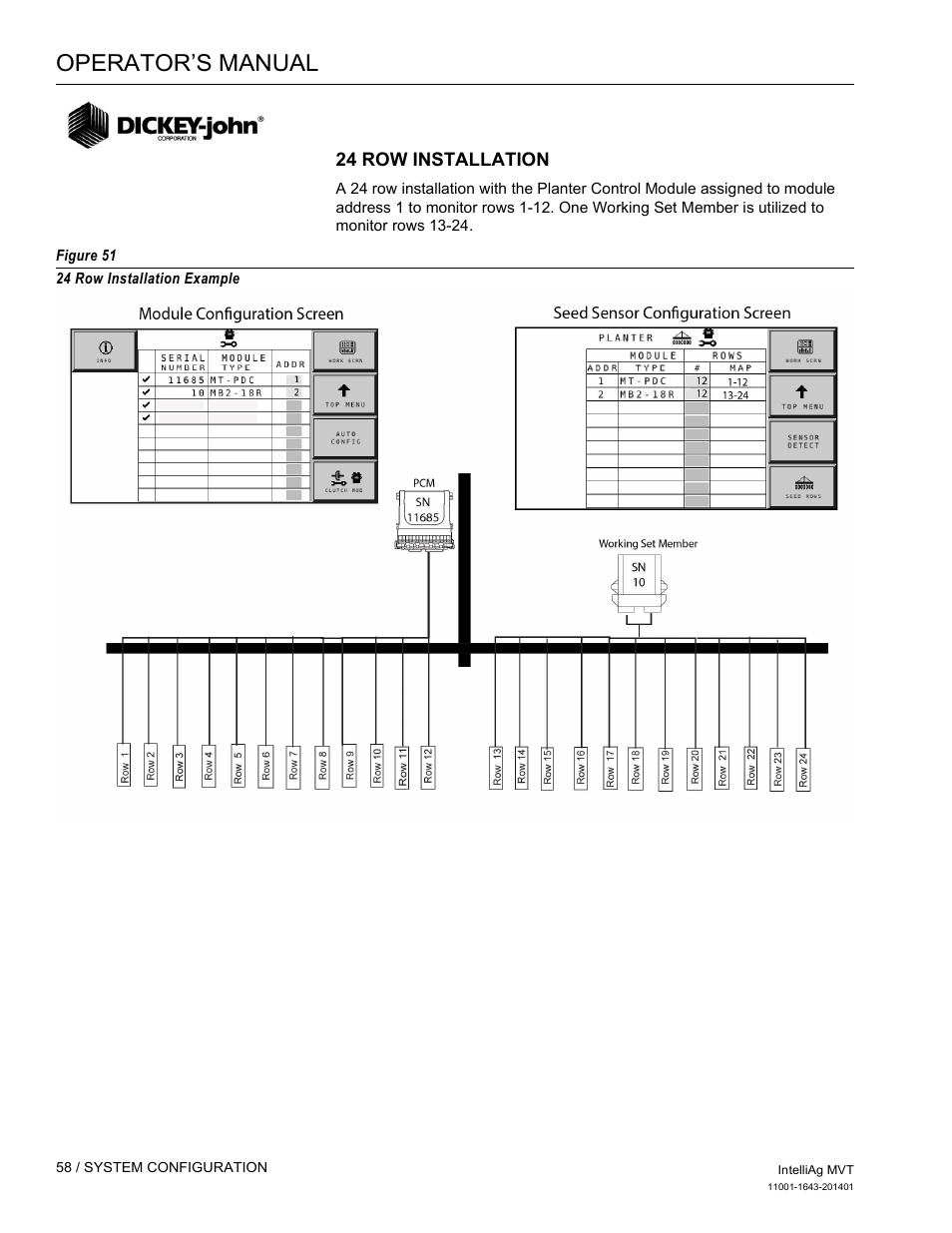 Operator’s manual | Great Plains DICKEY-john MVT Monitor Operator User Manual | Page 67 / 122
