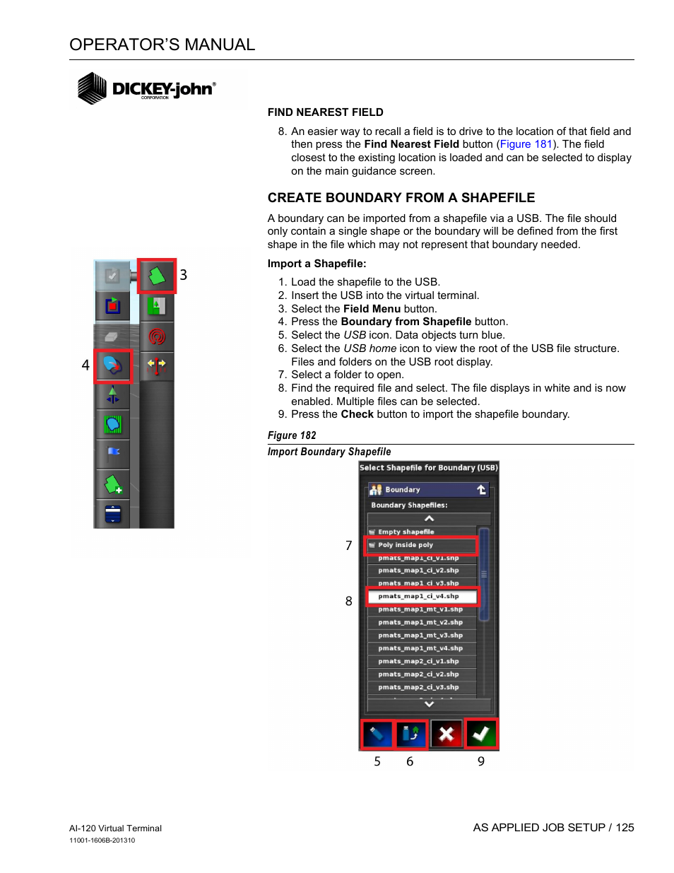 Operator’s manual | Great Plains DICKEY-john AI-120 12-inch Virtual Terminal User Manual | Page 133 / 193