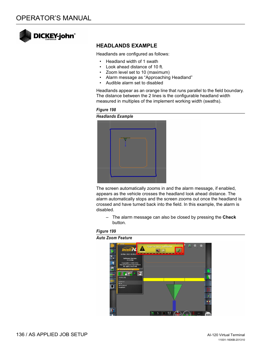 Operator’s manual | Great Plains DICKEY-john AI-120 12-inch Virtual Terminal User Manual | Page 144 / 193