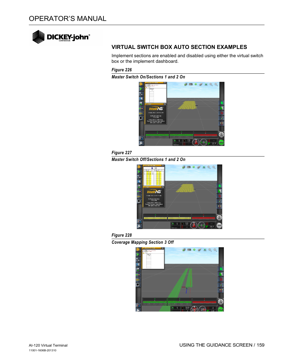 Operator’s manual | Great Plains DICKEY-john AI-120 12-inch Virtual Terminal User Manual | Page 167 / 193