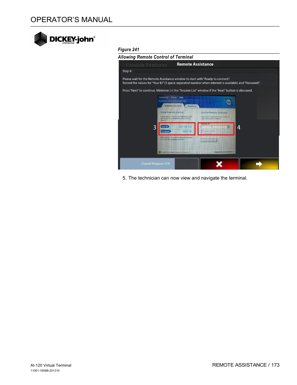 Operator’s manual | Great Plains DICKEY-john AI-120 12-inch Virtual Terminal User Manual | Page 181 / 193