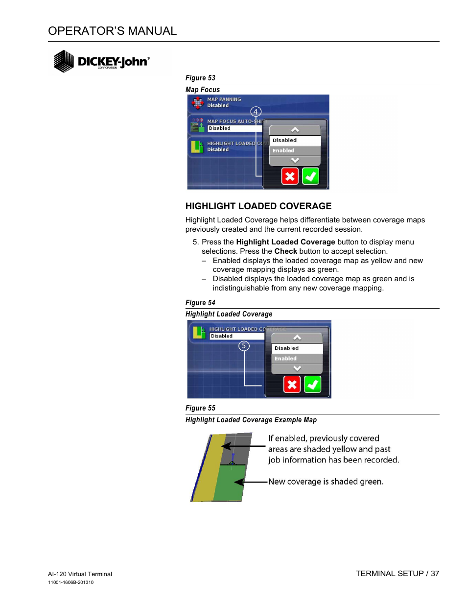 Operator’s manual | Great Plains DICKEY-john AI-120 12-inch Virtual Terminal User Manual | Page 45 / 193