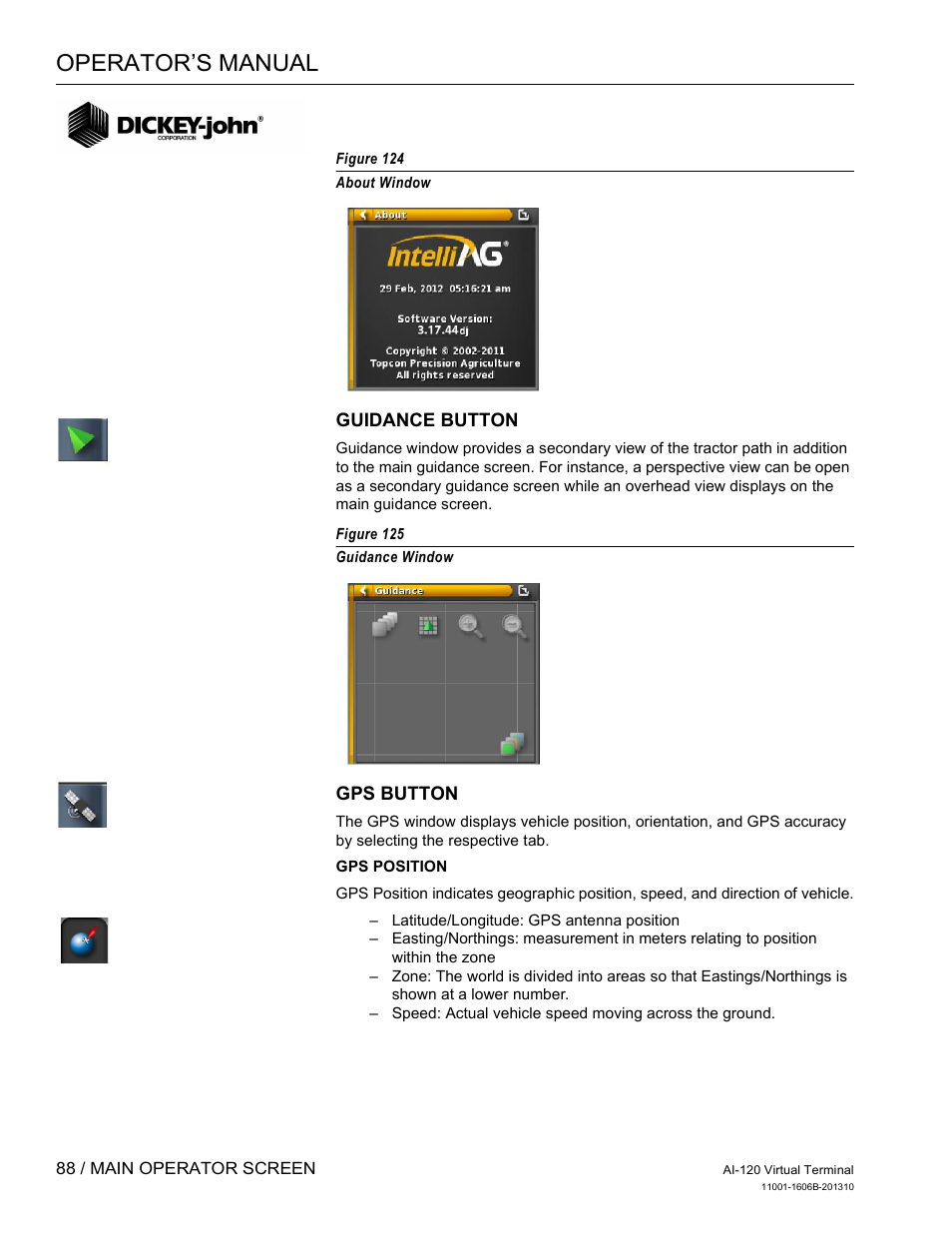 Operator’s manual | Great Plains DICKEY-john AI-120 12-inch Virtual Terminal User Manual | Page 96 / 193