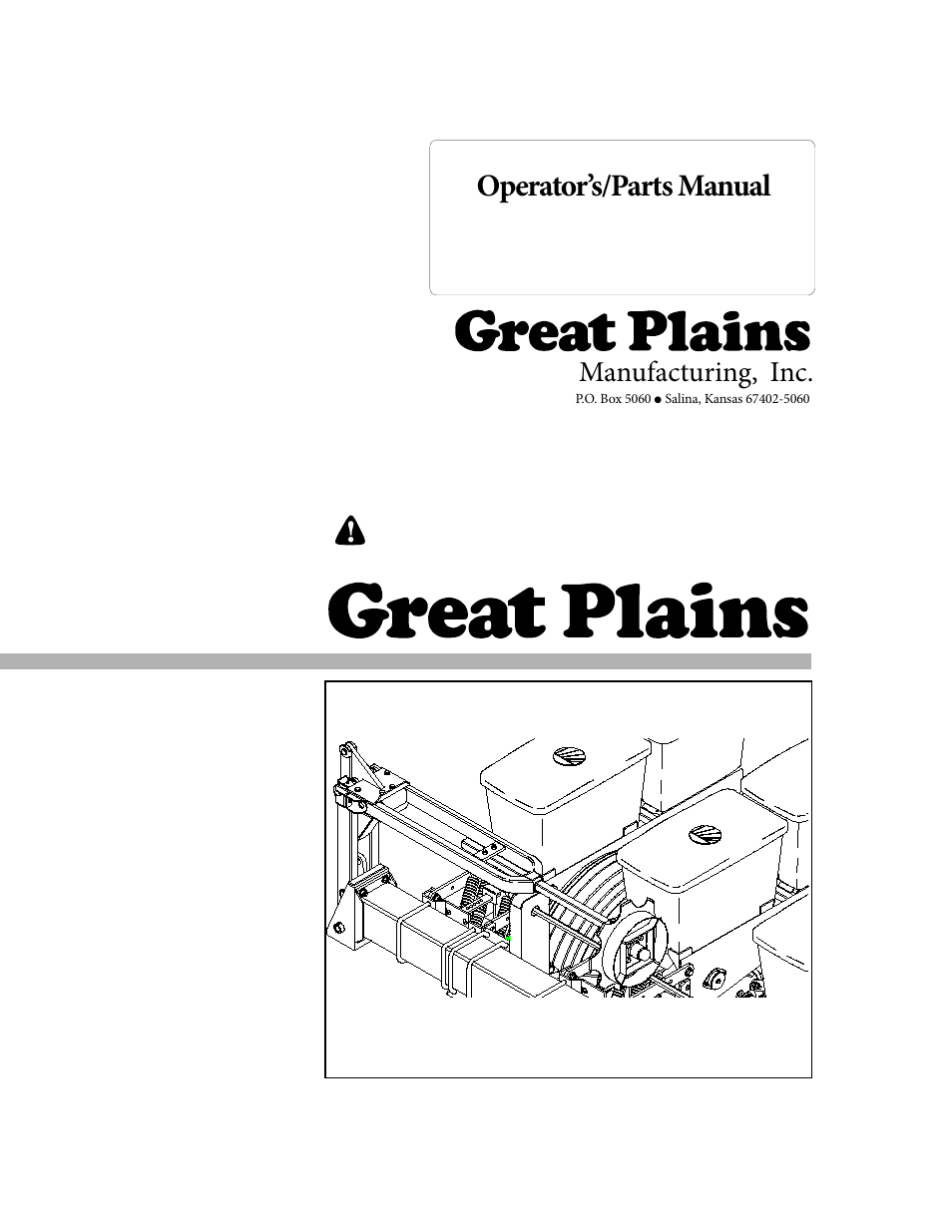 Great Plains 8030-3P 3-Point Planters User Manual | 26 pages