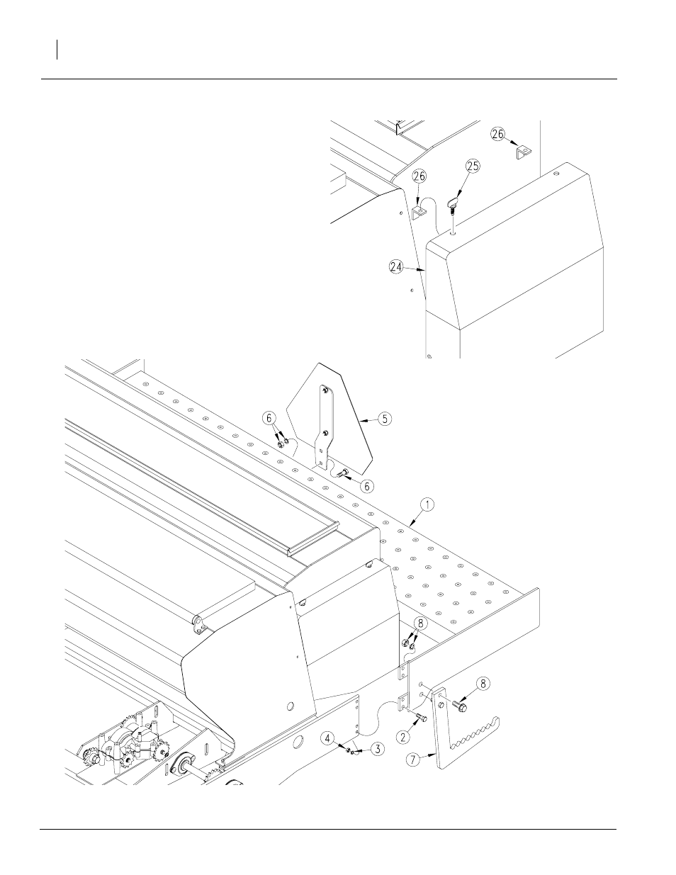 Walkboard assembly | Great Plains 6 Foot Drill Native Grass 3P605NT User Manual | Page 10 / 14
