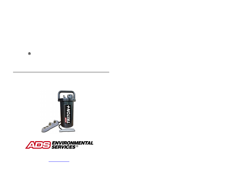 ADS Environmental Services ADS TRITON+ QR 775027 A3 User Manual | 424 pages