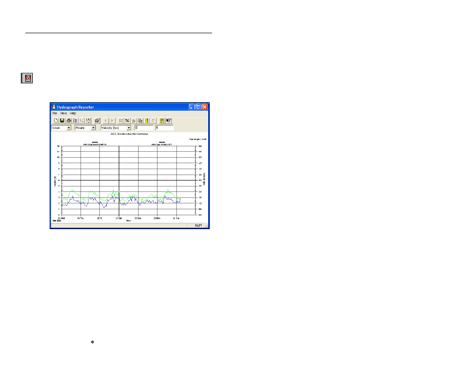 How to use the hydrograph reporter | ADS Environmental Services Profile Software 950015B6 User Manual | Page 526 / 641