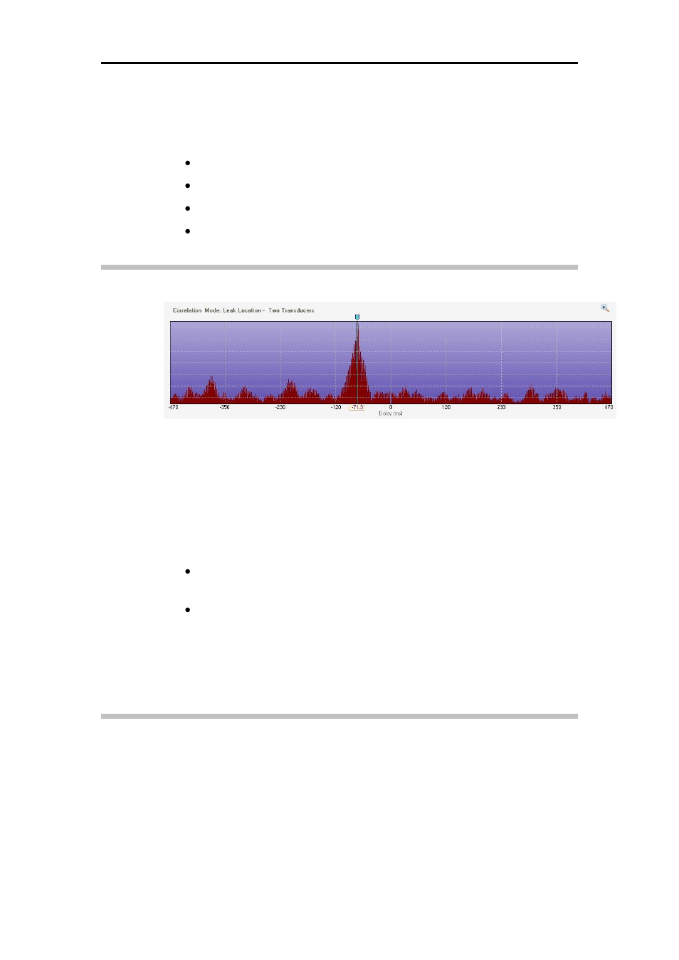 Display area, Correlation display, Zoom/peak noise suppression | ADS Environmental Services Eureka Digital QR 775020 A0 User Manual | Page 39 / 65