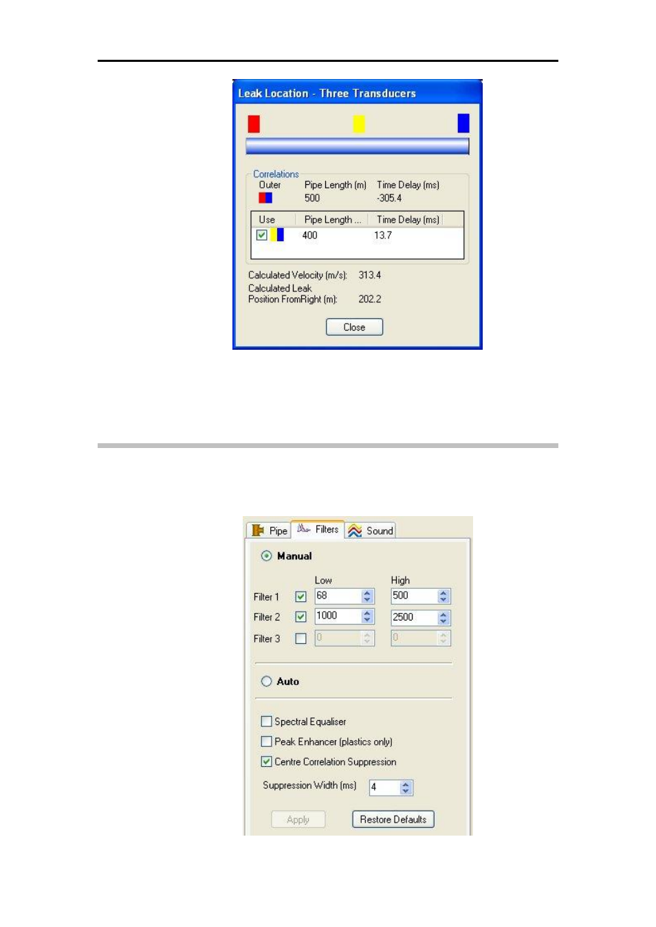 Filters | ADS Environmental Services Eureka Digital QR 775020 A0 User Manual | Page 50 / 65