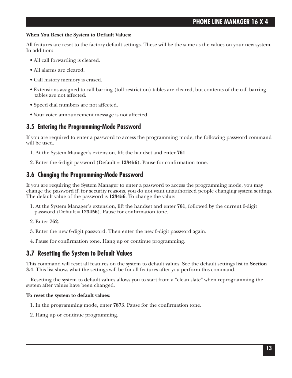 Black Box FX160A User Manual | Page 12 / 65