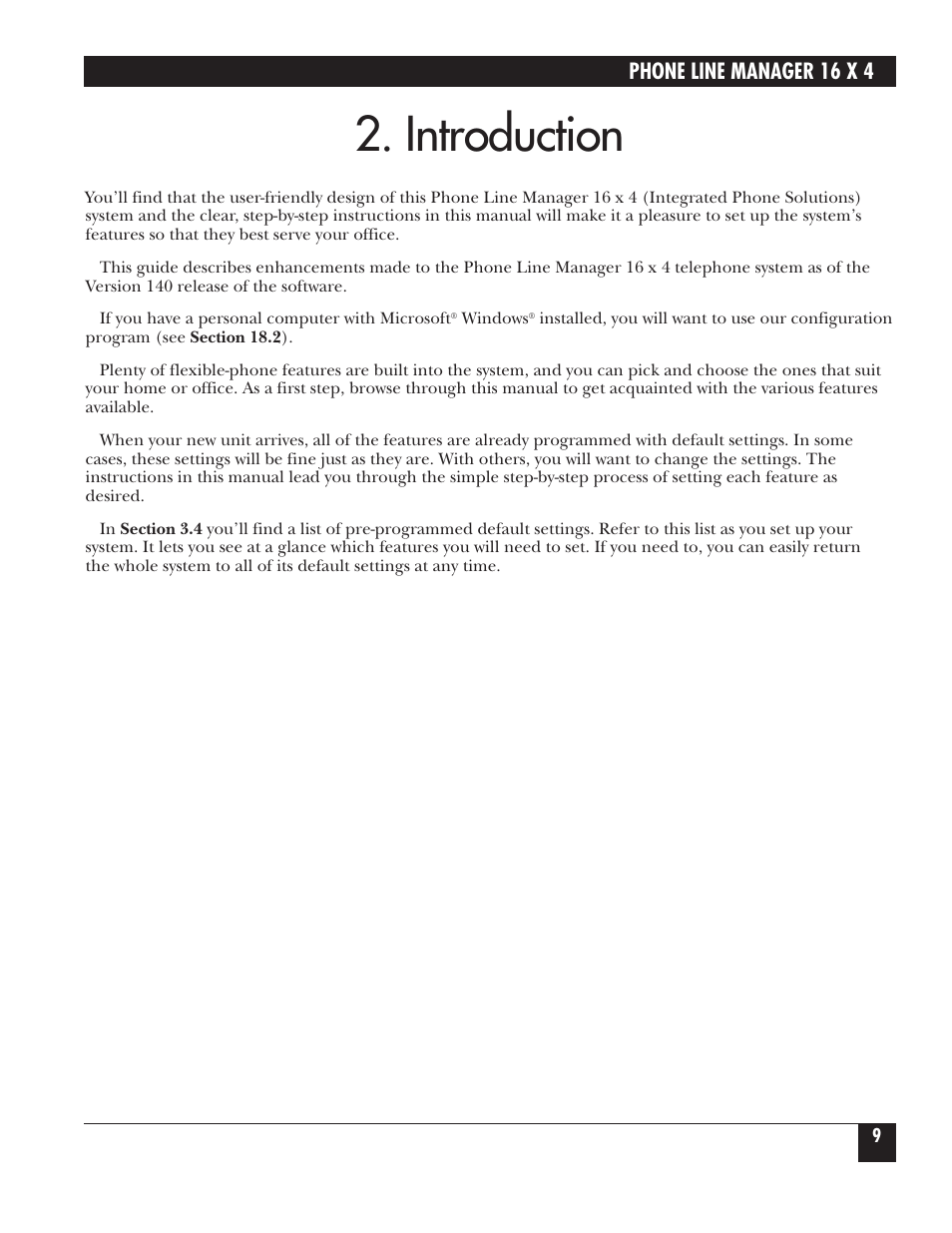 Introduction | Black Box FX160A User Manual | Page 8 / 65