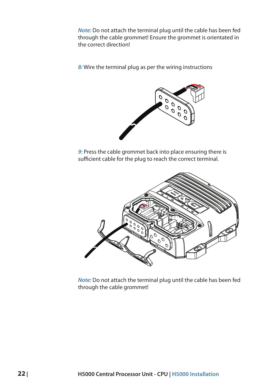 B&G H5000 Analogue Expansion User Manual | Page 22 / 66