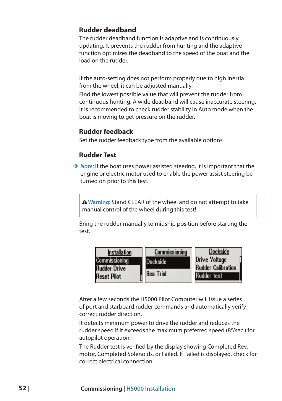 B&G H5000 Analogue Expansion User Manual | Page 52 / 66