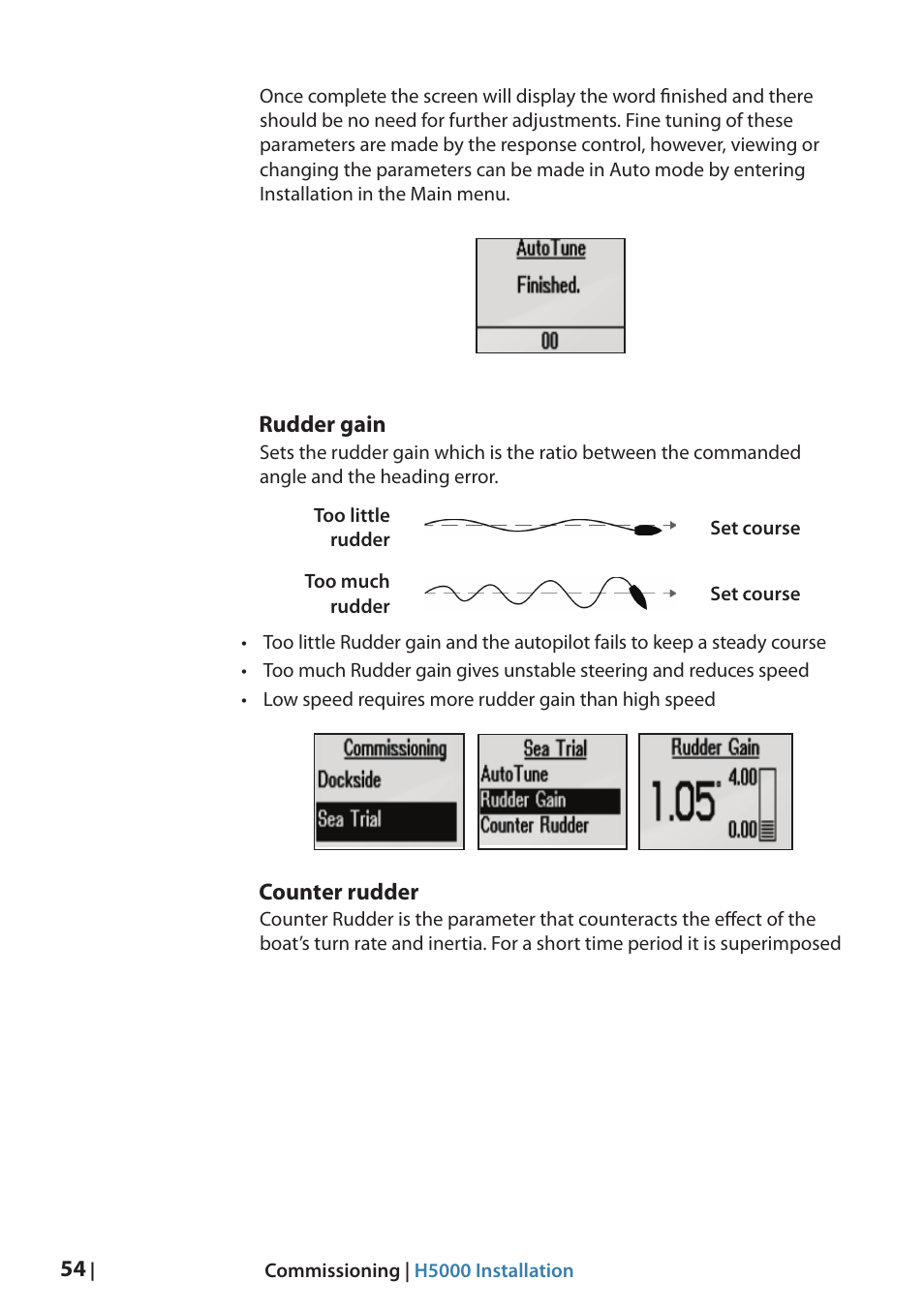 B&G H5000 Analogue Expansion User Manual | Page 54 / 66