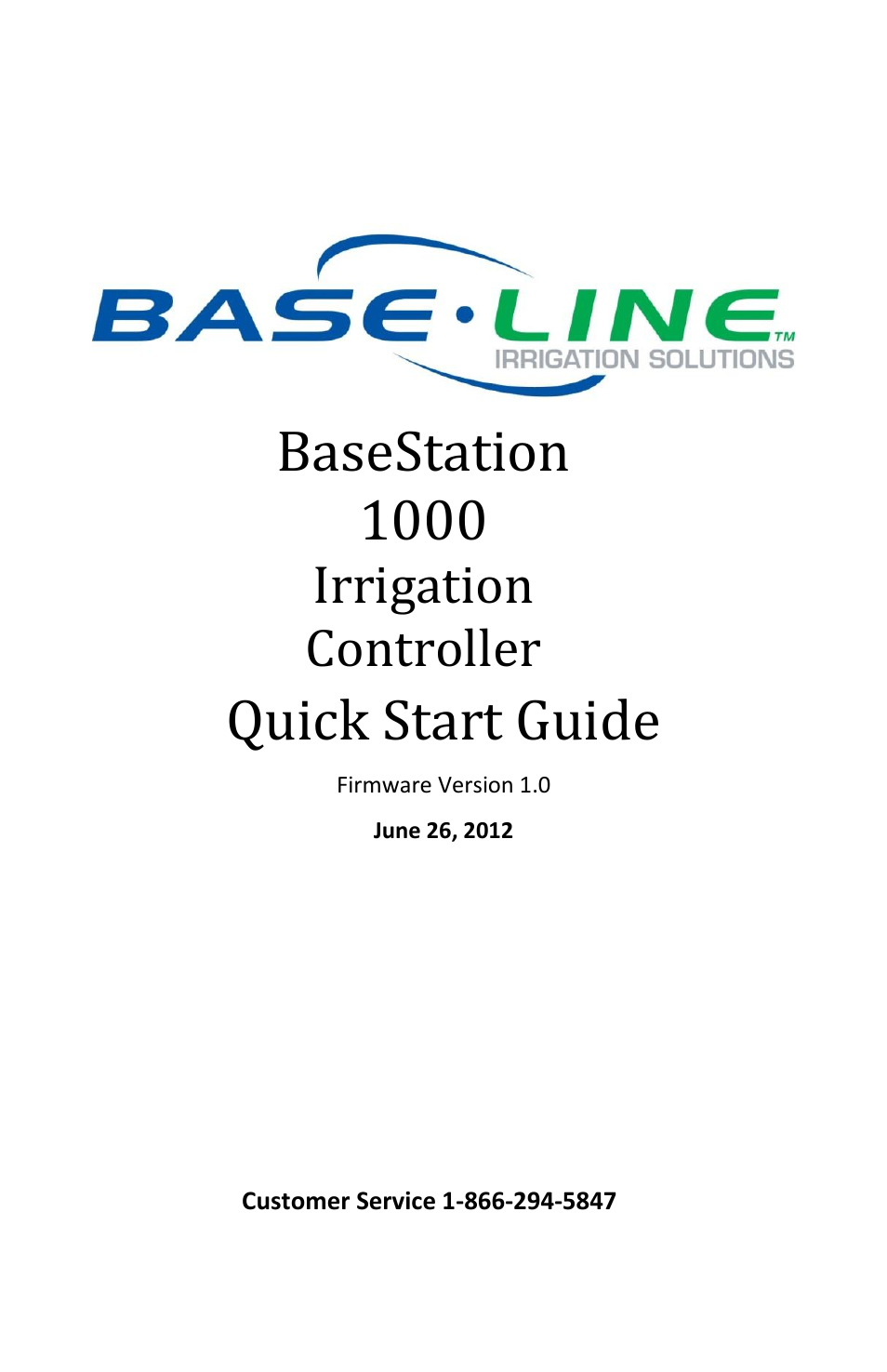 Baseline Systems BaseStation 1000 User Manual | 19 pages