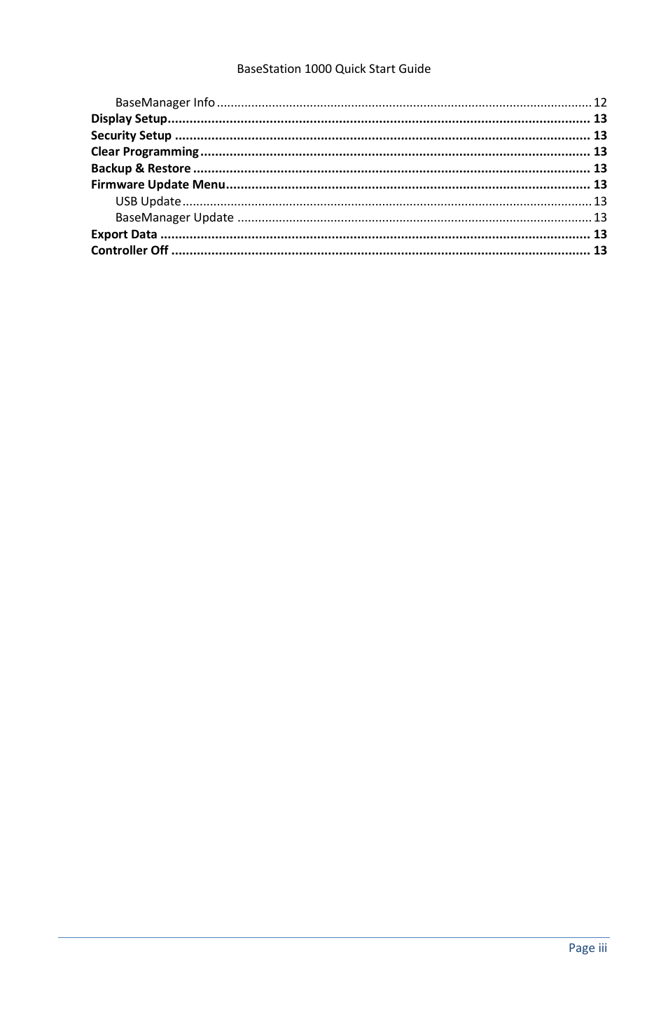 Baseline Systems BaseStation 1000 User Manual | Page 5 / 19