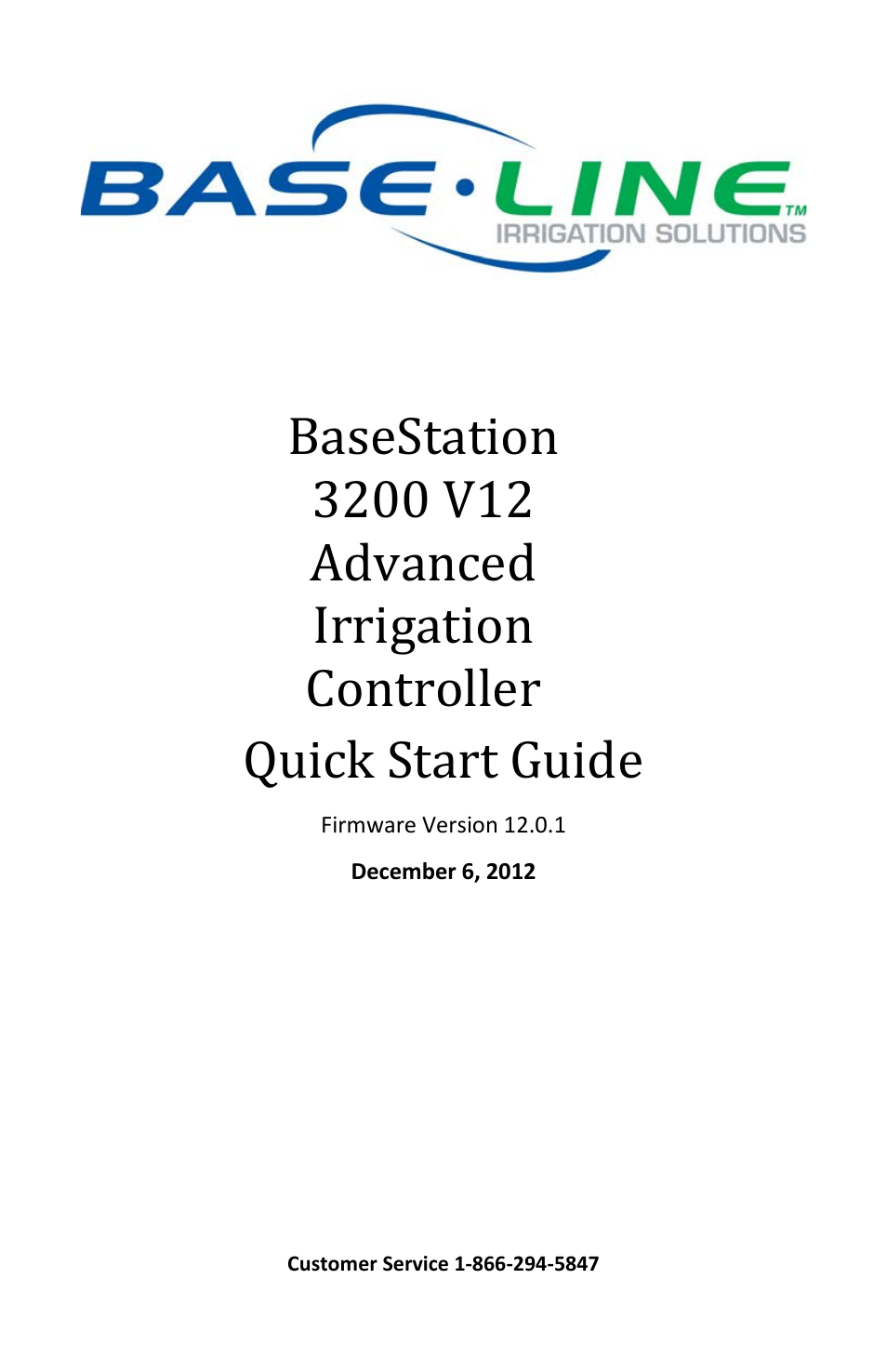 Baseline Systems BaseStation 3200 V12 User Manual | 12 pages