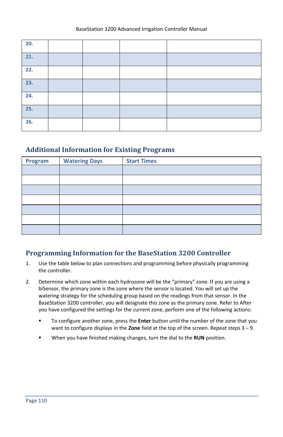 Additional information for existing programs | Baseline Systems BaseStation 3200 V12 User Manual | Page 116 / 122