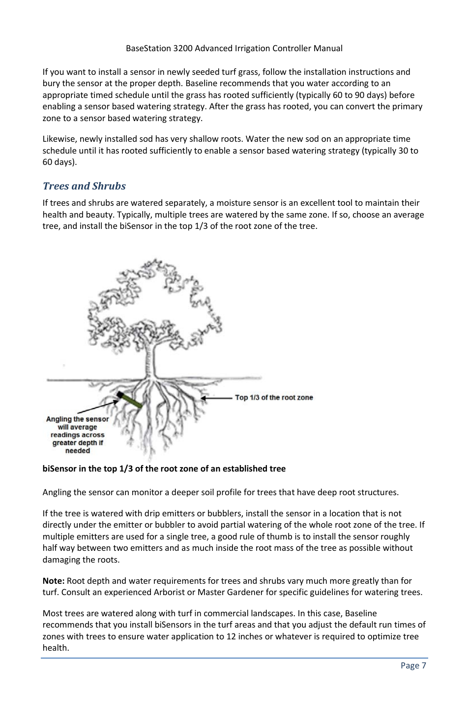 Trees and shrubs | Baseline Systems BaseStation 3200 V12 User Manual | Page 13 / 122