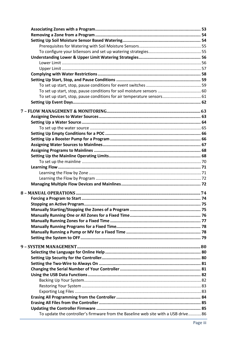 Baseline Systems BaseStation 3200 V12 User Manual | Page 5 / 122