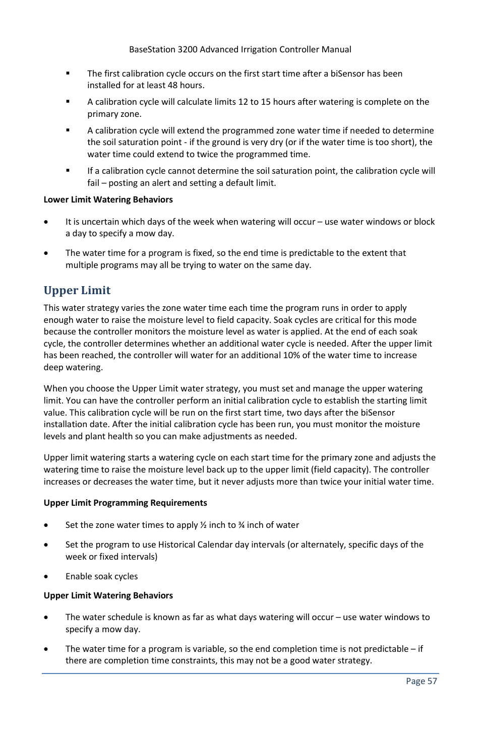 Upper limit | Baseline Systems BaseStation 3200 V12 User Manual | Page 63 / 122